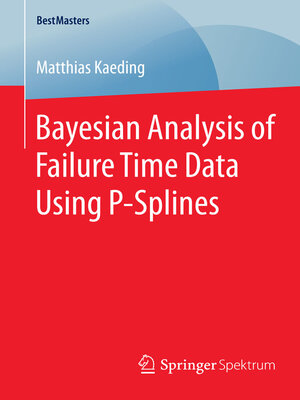 cover image of Bayesian Analysis of Failure Time Data Using P-Splines